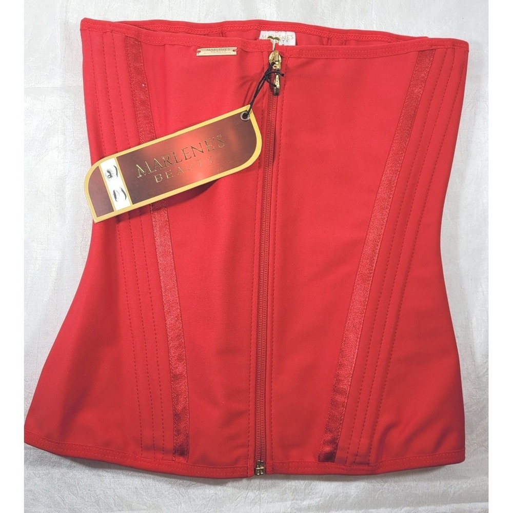 Marlene's Beauty Women's Boning Corset - Red - Medium